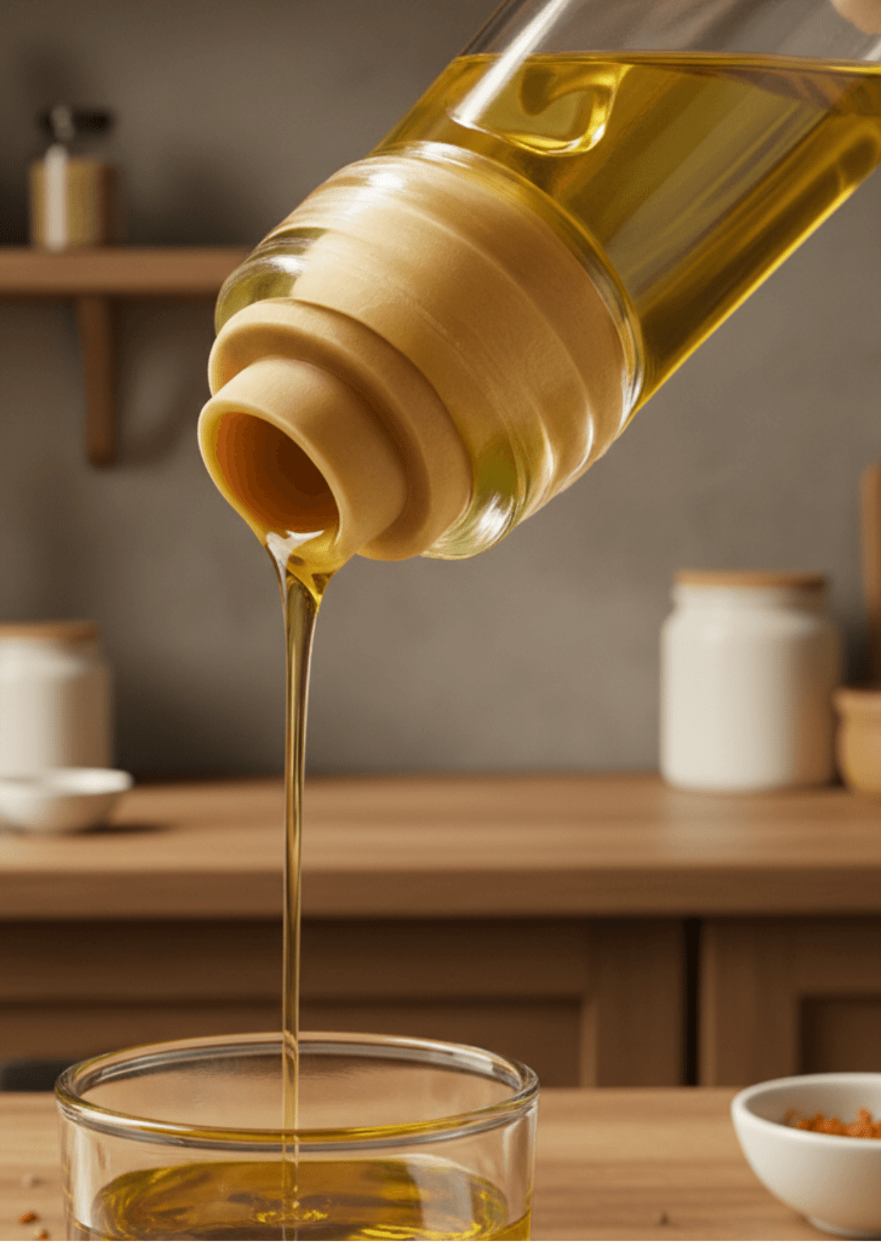 Leak-resistant closure for sauces and oils