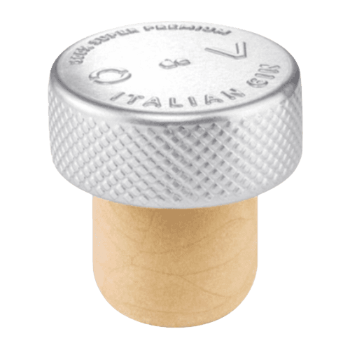 Aluminium-top closure with custom top surface printing for branding