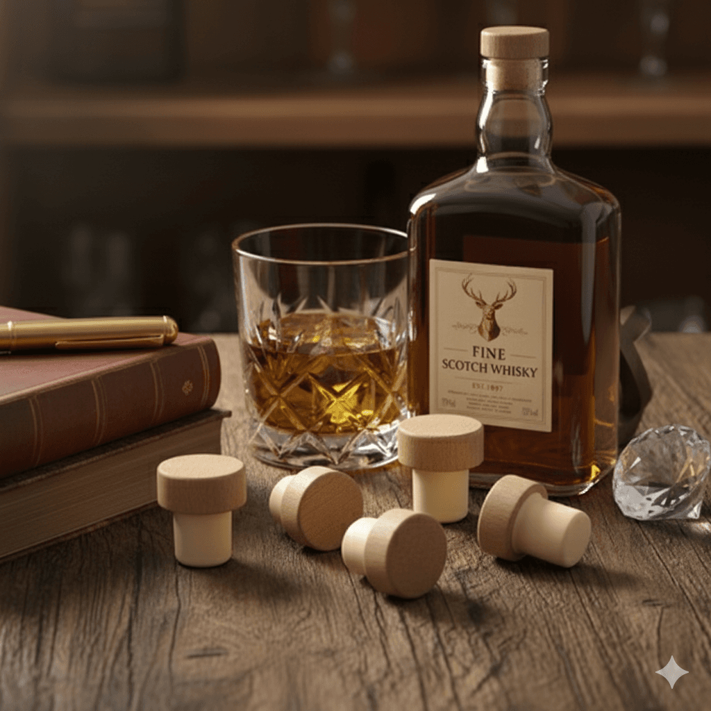 Benefits of synthetic cork closures for spirits