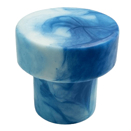 Closure with fully customizable top color finish