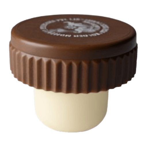 Closure with printed top surface for detailed branding